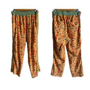 MOKUYOBI Basketball Orange Tear Away Pants Size Large Cotton Jersey Pockets